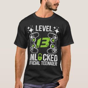 Camiseta Regalos oficiales de cumpleaños desbloqueados de 