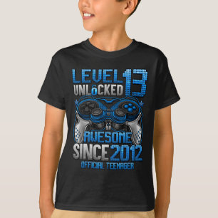 Camiseta Regalos oficiales de nivel 13 desbloqueados para a