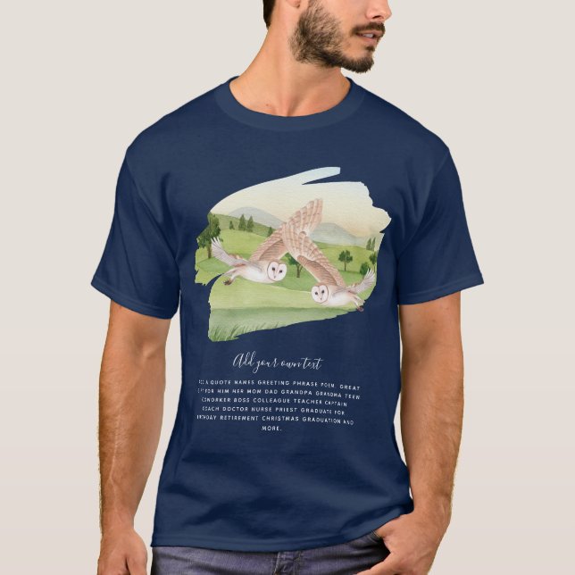Camiseta REGALOS OWL - Personalizados (Anverso)