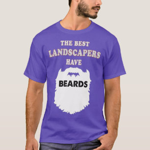 Camiseta Regalos paisajistas barbas Mustaches para hombres