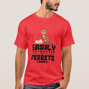 Camiseta Regalos para amantes de hurones Mascotas Animales