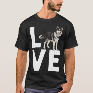 Camiseta Regalos para Amantes de Husky Perro Husky Siberian