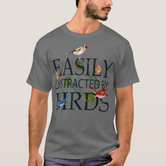 Camiseta Regalos Para Amantes De Pájaro Para Mujeres Hombre