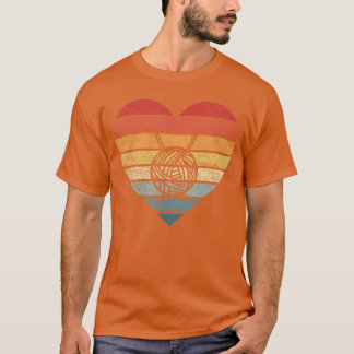 Camiseta Regalos para amantes del ganchillo y tejer Atardec