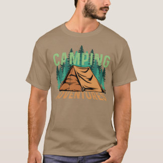 Camiseta Regalos para amigos amantes de aventuras de campin