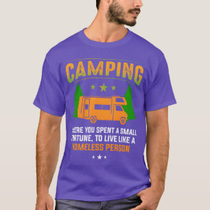 Camiseta Regalos para campistas aventureros donde pasaste l