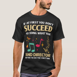 Camiseta Regalos para director de banda de High School secu