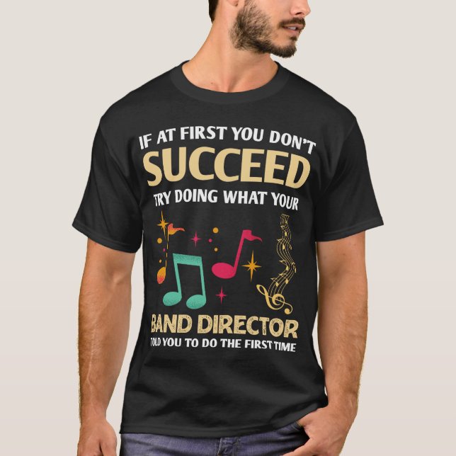Camiseta Regalos para director de banda de High School secu (Anverso)