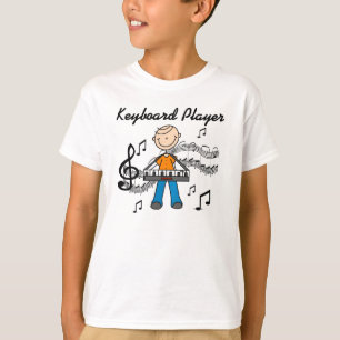 Camiseta Regalos para hombre figura de palo que toca el tec
