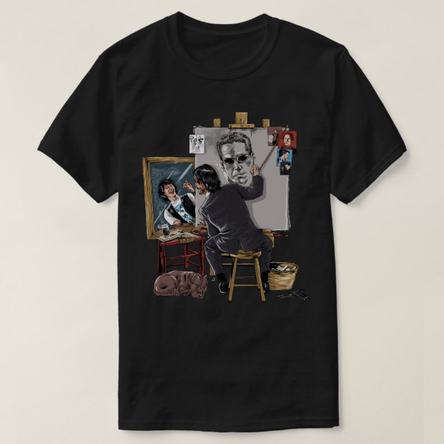 Camiseta Regalos Para Hombres El Arte De Keanu Lanza Regalo (Diseño del anverso)