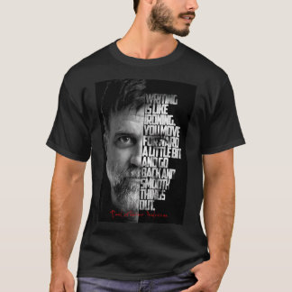 Camiseta Regalos Para Hombres Negro Y Blanco Paul Thomas An