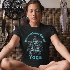 Camiseta Regalos para los amantes del yoga, Día Internacion