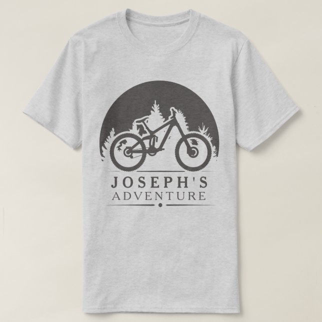 Camiseta Regalos para los ciclistas personalizados (Diseño del anverso)