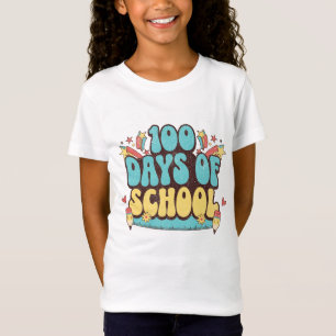 Camiseta Regalos para maestros de lápiz 100 días de escuela