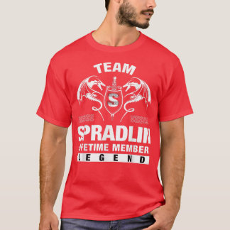 Camiseta Regalos para miembros de la vida de SPRADLIN del e