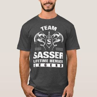 Camiseta Regalos para miembros de Team SASSER de por vida 