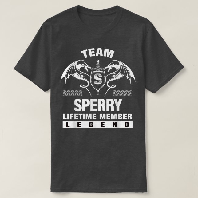 Camiseta Regalos para miembros de Team SPERRY de por vida (Diseño del anverso)
