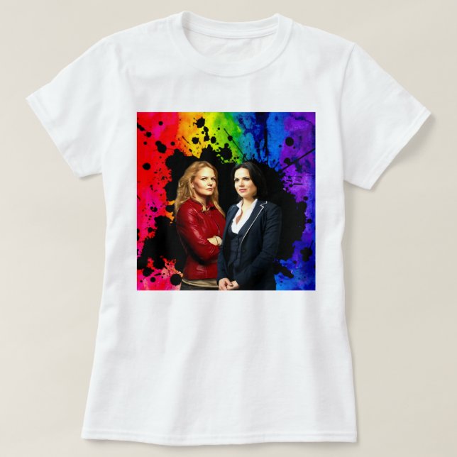 Camiseta Regalos Para Mujeres Emma Y Regina Swan Queen (Diseño del anverso)