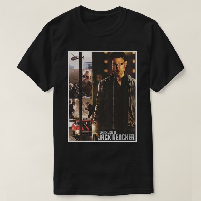 Camiseta Regalos Para Mujeres Jack Reacher Serie De Televis (Diseño del anverso)