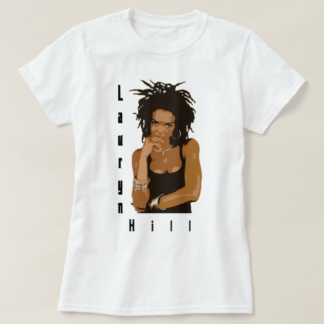 Camiseta Regalos Para Mujeres Tour Música Lauryn Hill (Diseño del anverso)
