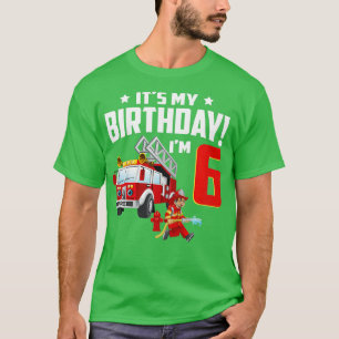 Camiseta Regalos para niños de 6 años es el incendio de mi