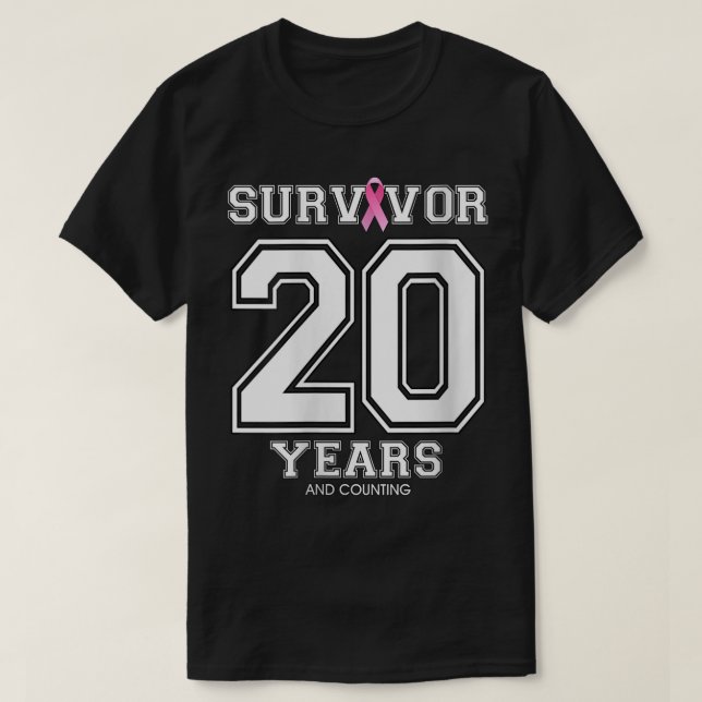 Camiseta Regalos Para Sobrevivientes De Cáncer De Mama De 2 (Diseño del anverso)