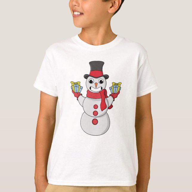 Camiseta Regalos para ti de Snowman (Anverso)