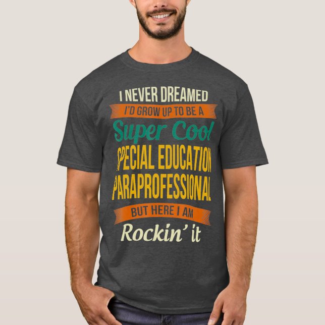 Camiseta Regalos Paraprofesionales de Educación Especial (Anverso)