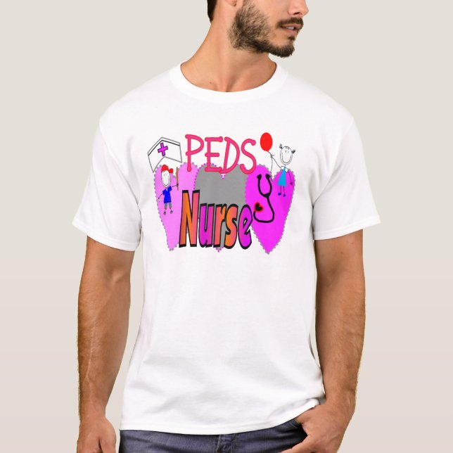Camiseta Regalos pediátricos de la enfermera, diseños (Anverso)