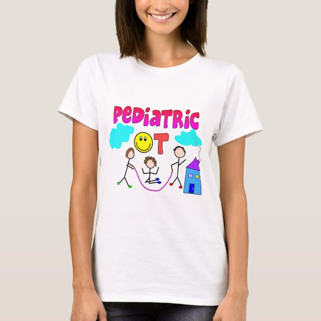 Camiseta Regalos pediátricos del terapeuta profesional (Anverso)
