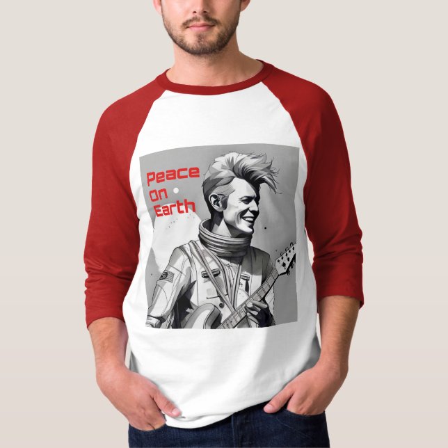 Camiseta Regalos Perfectos Paz En La Tierra NY Hombres Cami (Anverso)