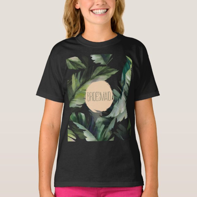 Camiseta Regalos personalizados de dama de honor, fiesta de (Anverso)