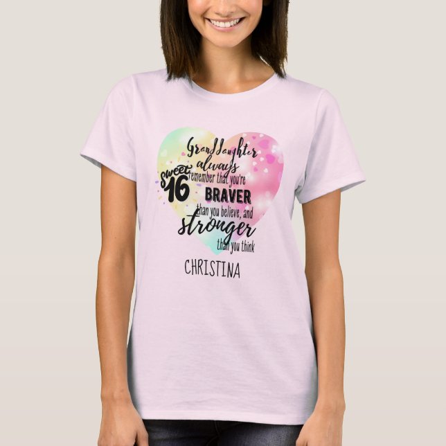 Camiseta Regalos personalizados de GRANDAUGHTER | Diversión (Anverso)