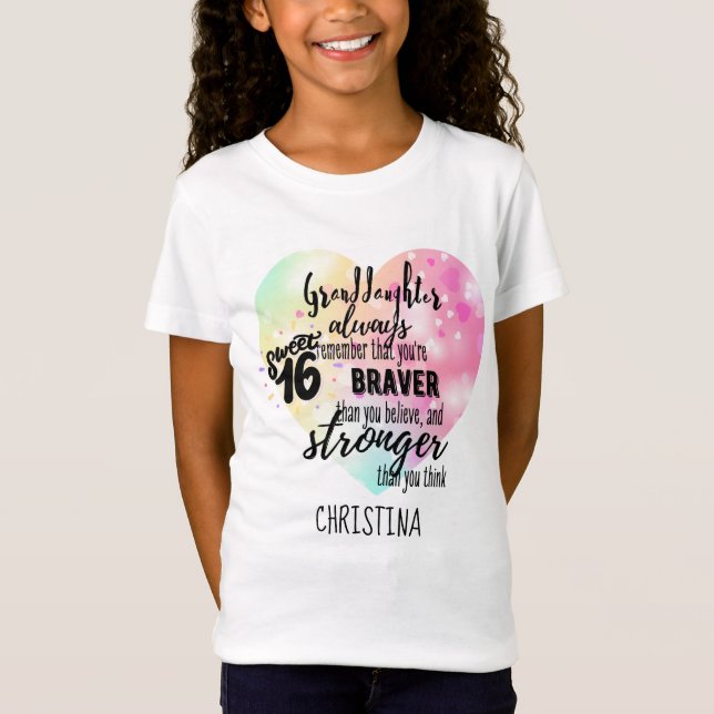 Camiseta Regalos personalizados de GRANDAUGHTER | Diversión (Anverso)