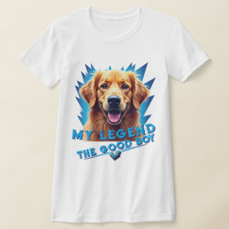 Camiseta Regalos Personalizados de Mascota Retriever Dorado