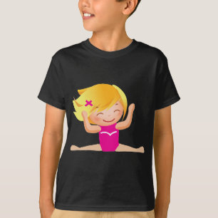 Camiseta Regalos personalizados del chica de la gimnasia