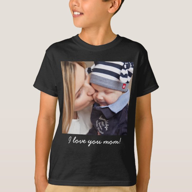 Camiseta Regalos Personalizados Para Mamá Añade Tu Foto Y T (Anverso)