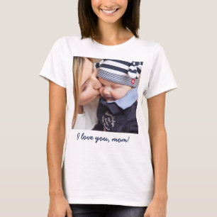 Camiseta Regalos Personalizados Para Mamá Añade Tu Foto Y T