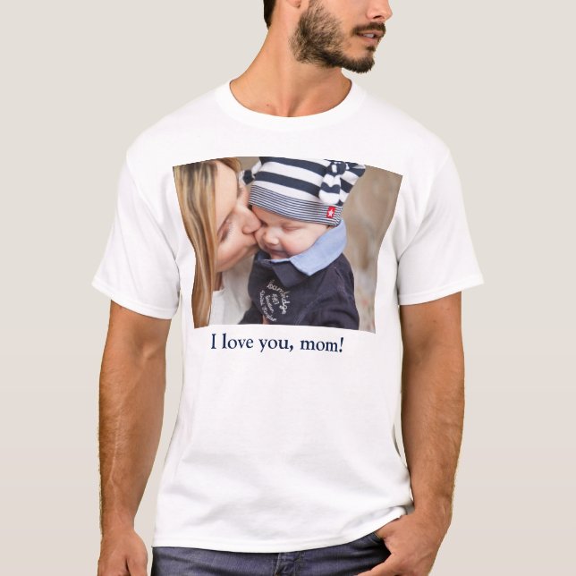 Camiseta Regalos Personalizados Para Mamá Añade Tu Foto Y T (Anverso)