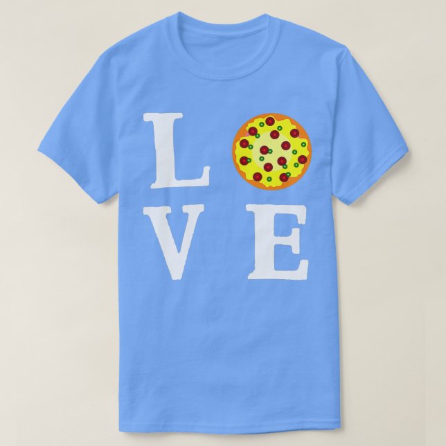 Camiseta Regalos Pizza Alimentos Para El Amor Pizza Comida (Diseño del anverso)