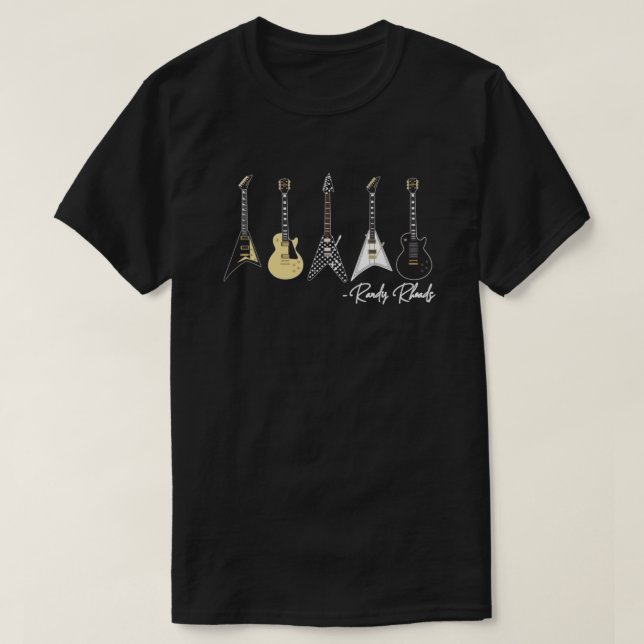 Camiseta Regalos Randy Rhoads Para Fans.png (Diseño del anverso)