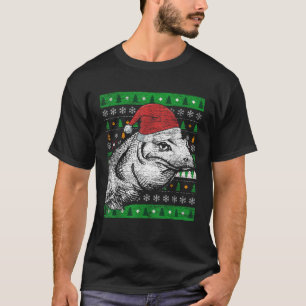 Camiseta Regalos Reptiles Lizard Navidades feos Komodo Drag
