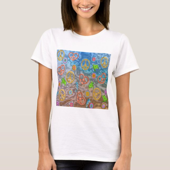 Camiseta Regalos Retro 60 Pacíficos de ropa de vida oceánic (Anverso)