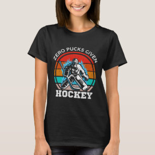 Camiseta Regalos Retro Vintage de Hockey sobre Hielo Cero P