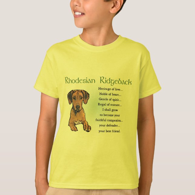 Camiseta Regalos Ridgeback Rhodsi (Anverso)