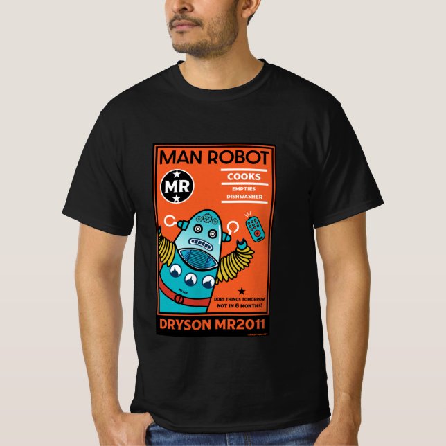 Camiseta Regalos Robot Para Aniversario O Boda (Anverso)