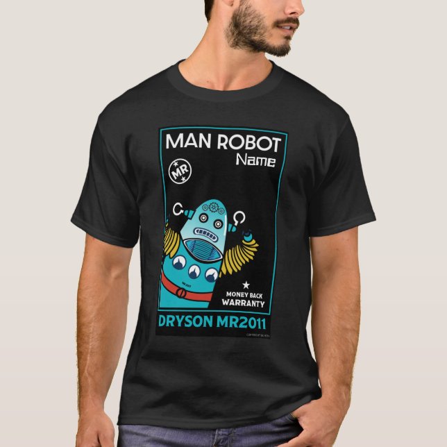 Camiseta Regalos Robot Para Aniversario O Boda (Anverso)