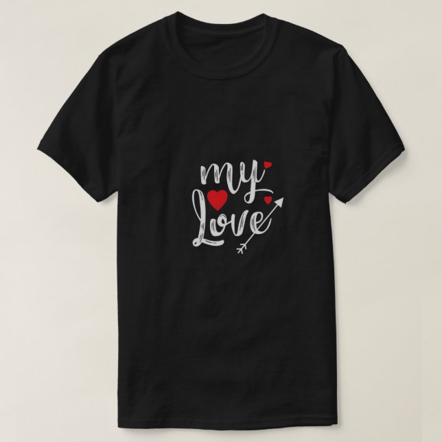 Camiseta Regalos románticos Día de San Valentín (Diseño del anverso)