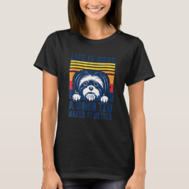 Camiseta Regalos Shih Tzu Para Hombres Mujeres Chitzu Perro