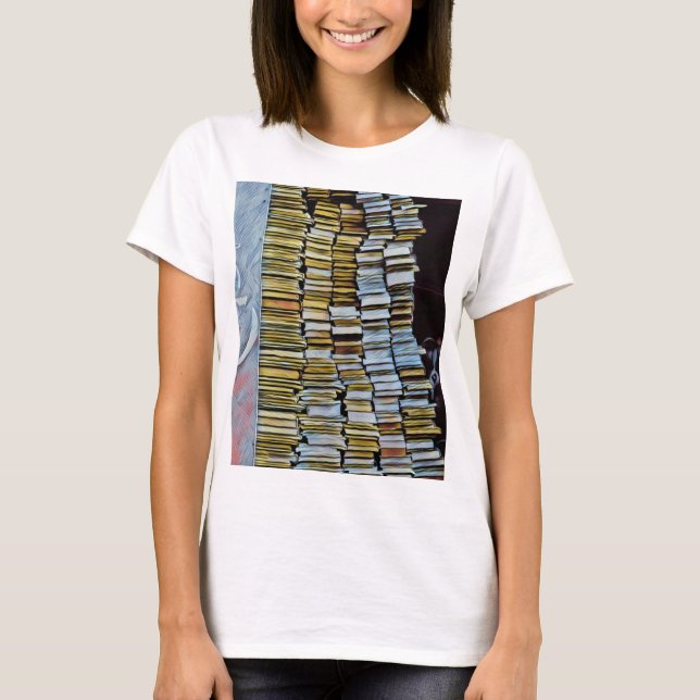 Camiseta Regalos singulares para los amantes del libro (Anverso)